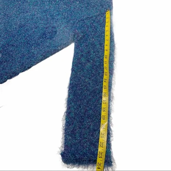 Fuzzy Cozy Multi-Colored Sweater - Picture 12 of 12